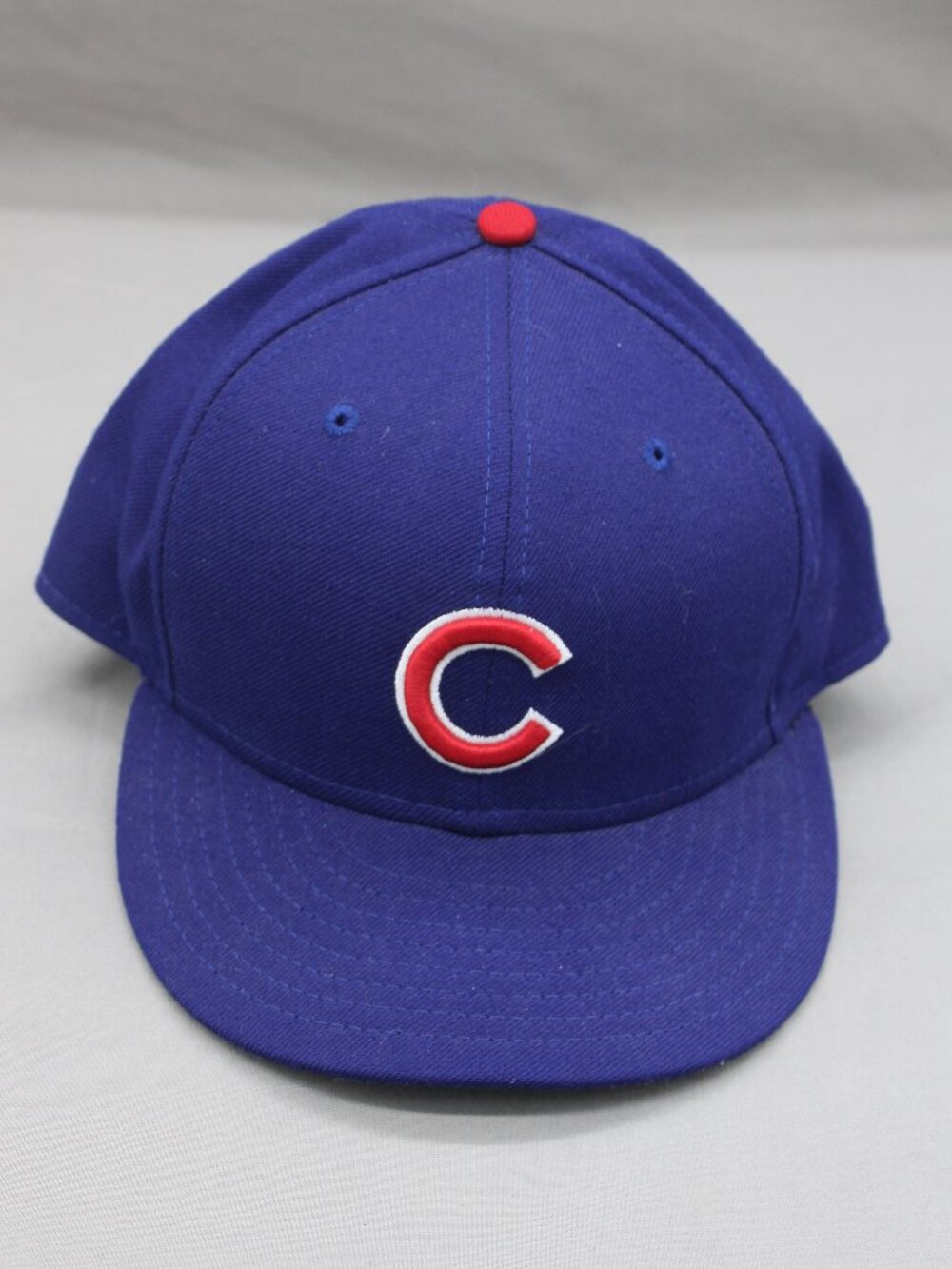 Chicago Cubs Hat - 1990s Wool Authentic by New Era - Fitted 7 3/8